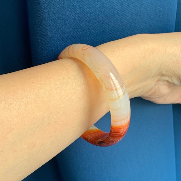 Genuine Agate Bangle - Picture 5 of 5